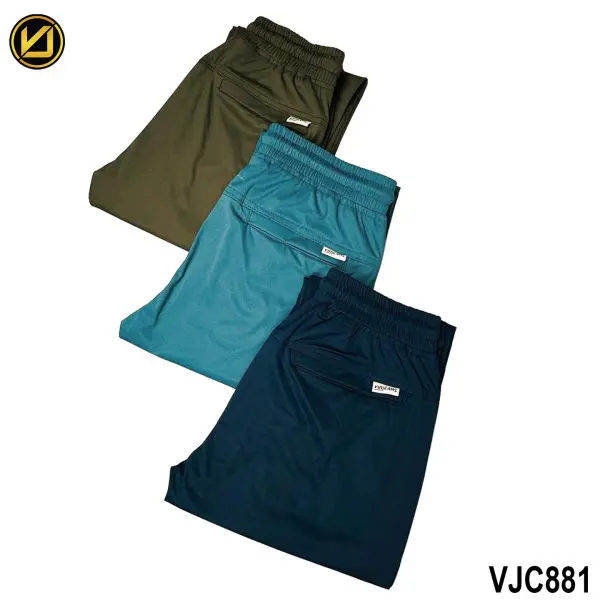 VIRJEANS (VJC881) Stretchable Silk Sporty Trouser For Men-Dark Blue - Image 5