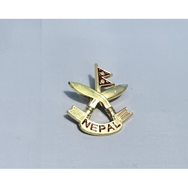 Nepali Flags Khukuri Cross With Multiple choice Use Badges - Image 3