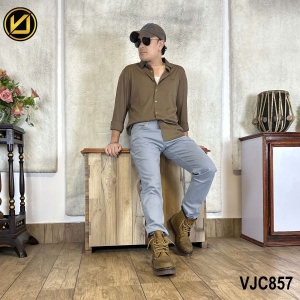VIRJEANS (VJC857) Stretchable Cotton Jeans Pant For Men-Blue
