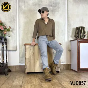 VIRJEANS (VJC857) Stretchable Cotton Jeans Pant For Men-Blue