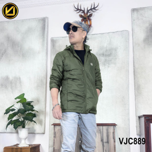 VIRJEANS (VJC889) Dawn Ultra Light Jacket For Men- Green