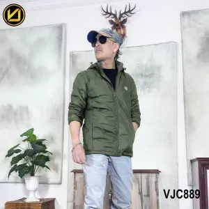 VIRJEANS (VJC889) Dawn Ultra Light Jacket For Men- Green