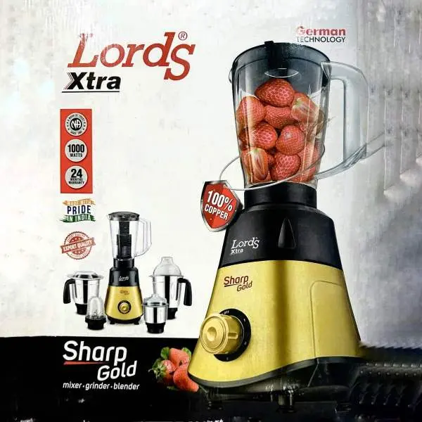 Lords Sharp Gold 1000 watt 5 Jars Mixer Grinder Blender - Image 5