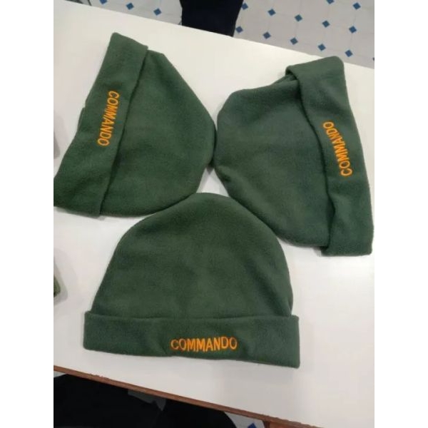 Winter Commando Cap For Men | Solid Cotton Thermal Winter Cap For Men | Plain Winter Warm Cap For Men - Image 3