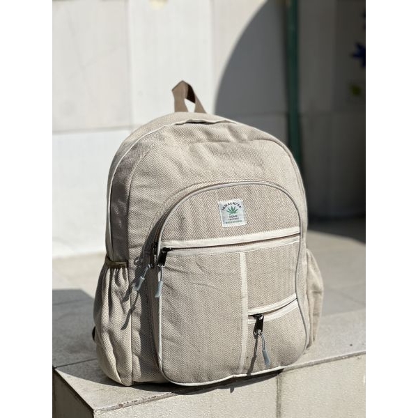 Premium Hemp Backpack – Eco-Friendly & Durable | Hemp Backpack For Men - Image 4