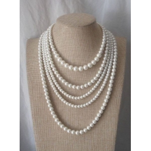 5 Layer Pearl Necklace