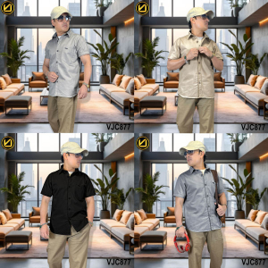 VIRJEANS (VJC877) Summer Cotton Half Shirt For Men- All Colors