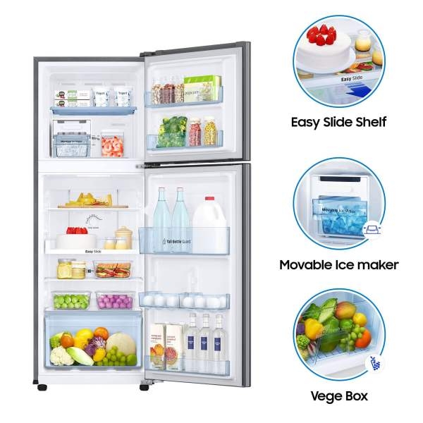 Samsung 253 Ltr Double Door Refrigerator RT28A3022GS/IM - Image 4