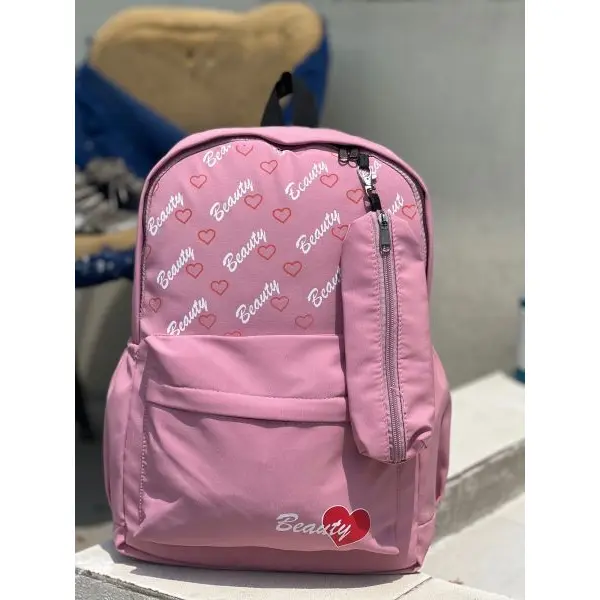 2 In 1 New Korean Ladies Fashion Backpack For College And School |Travel Bag For Girls |Bag For School And College Purposes - Image 2