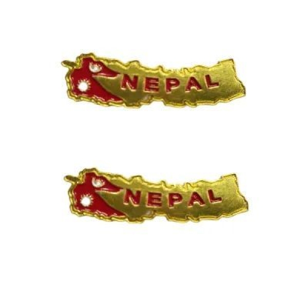 3 Pieces Nepal Map Flag Badge| Badge For Coat And Blazer - Image 3