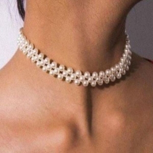 Pearl Beaded Choker