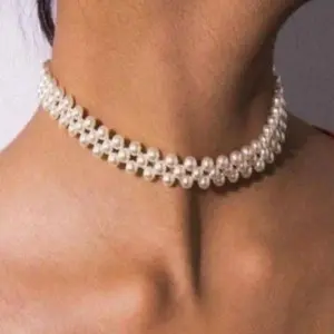 Pearl Beaded Choker