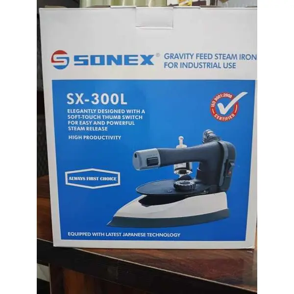 Steam Heavy Iron For Tailors And Garment - 300L |Sonex Best Steam Iron - Image 5