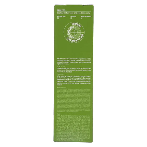 Some by Mi Cica Peptide Anti Hairloss Derma Scalp Tonic 150ml - Image 5