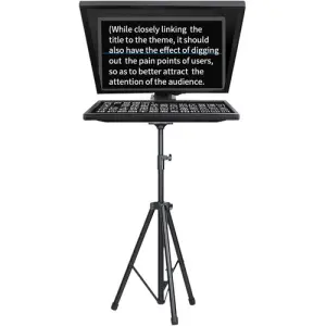 Desview T17 Teleprompter Set with Self-Reversing Monitor