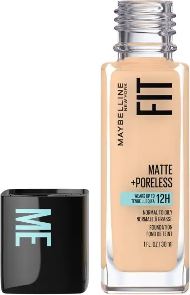 Maybelline New York Fit Me Matte + Poreless Foundation Nude Beige, 125, 30 ml