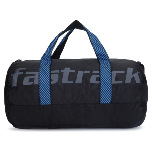Fastrack Unisex Black Travel Duffle Bag