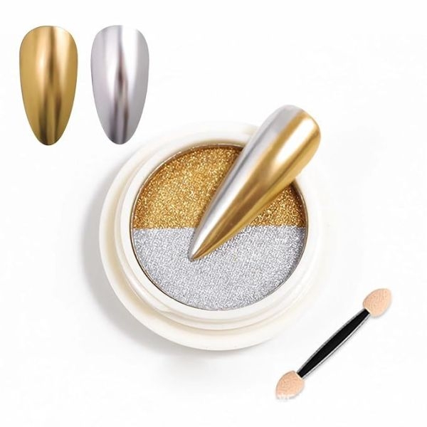 Solid Pigment Multi-Color Nail Pearly Chrome Glittery Chrome Powder Nail Powder Gradient Nail Powder Box For Nail Technicians - Image 2