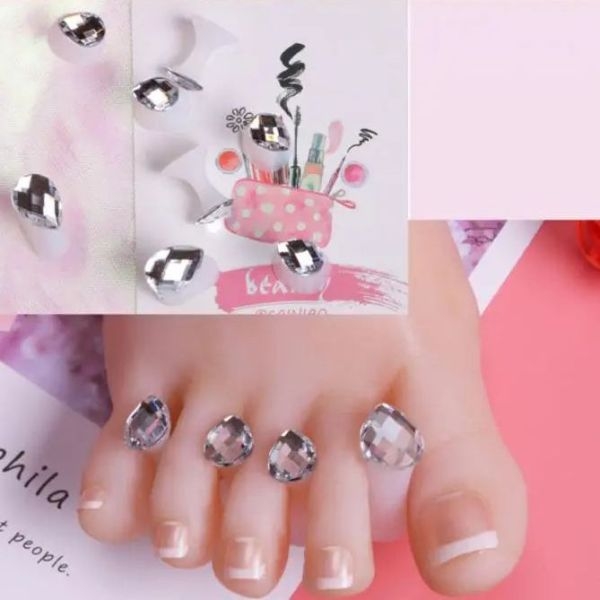 Toe Separator 8pc Soft Silicone Foot Finger Divider Nail Polish Gel Polish Apply Manicure Pediucure Nail Salon Tools DIY Beauty Accessories - Image 4
