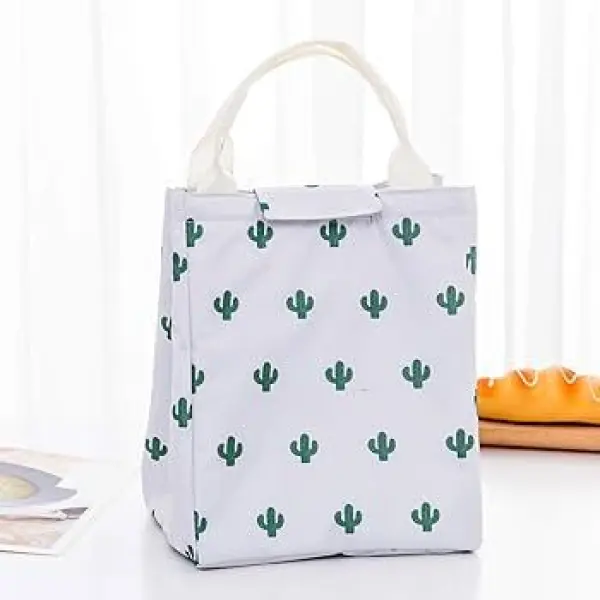 Portable Lunch Bags Outdoor Picnic Bag Insulated Tote Thermal Bags - Image 2
