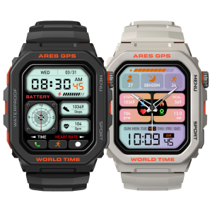 Zeblaze Ares GPS Smart Watch | Inbuilt GPS & Built-in Alexa | Bold Dual-Tone Color | Bluetooth Calling | 3 ATM Water Resistance | 1 Year Warranty |