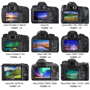 Puluz 2.5D Curved Edge 9H Surface Hardness Tempered Glass Screen Protector Kit For Canon 5D Mark Iv / Mark Iii Accessories