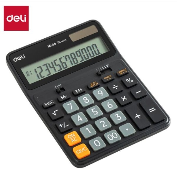 12 Digit Desktop Clasic Calculator M666 with 3 years Warranty - Image 3