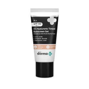 The Derma Co 1% Hyaluronic Tinted Sunscreen- 30g