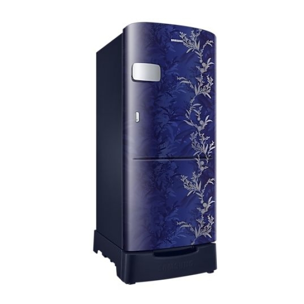 SAMSUNG RR20C2Z226U/IM 192 Litres Single Door Refrigerator with Stylish Grande Design (Flower Pattern Blue) - Image 2
