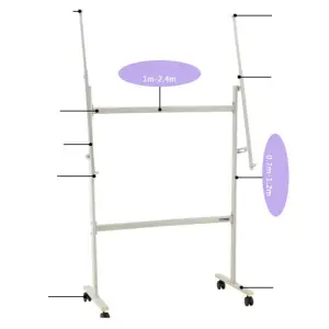 Comix White Board Stand (Model No.BJ1001 ) By Mitrata