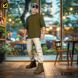 VIRJEANS (VJC883) Cotton Soft Jeans Pant For Men-Cream