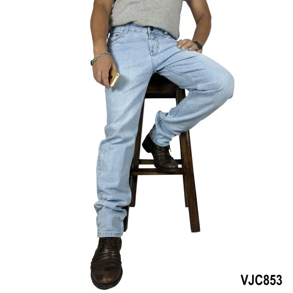 VIRJEANS (VJC853) Stretchable Choose Jeans Pant For Men-Light Blue - Image 4