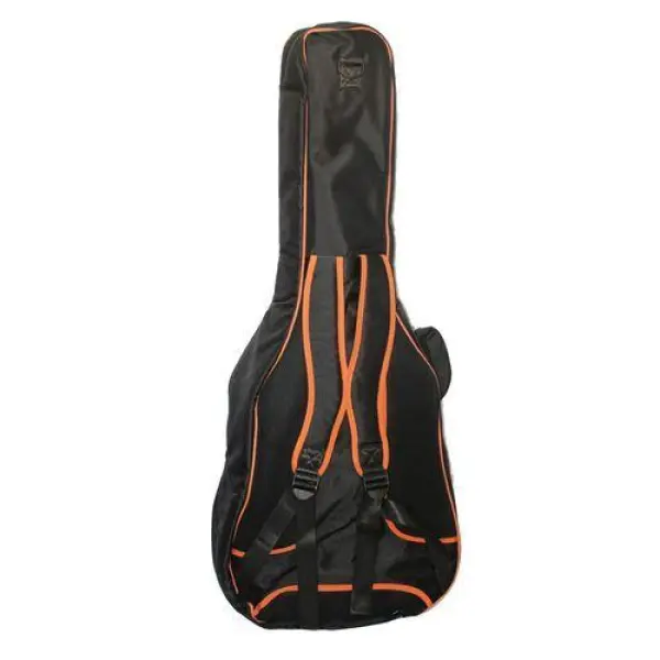 Oriental Cherry Black/Orange Acoustic Guitar Gig Bag - Image 2