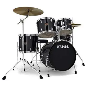 Tama Drumset 5 Pc | A Complete 5 Piece Drum Set | 7mm 6 Ply 100% Poplar Shells | Precision Bearing Edges