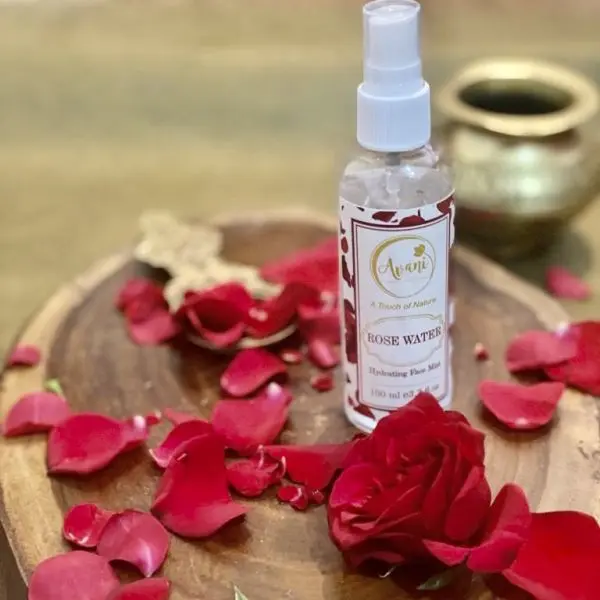 Avani Premium 100% Natural Hydrating Rose water / skin toner - 100 ml spray - Image 4