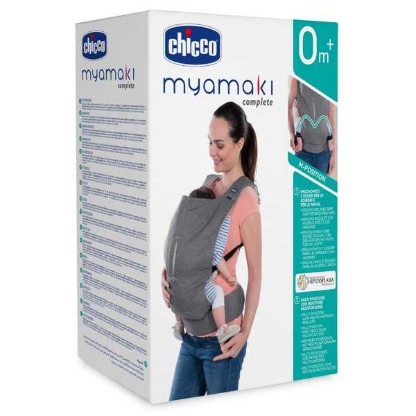 Chicco Myamaki Baby Carrier Comp Denim Cyclamen - Image 2