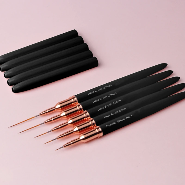 Nail Art Brush Lining Brush Nail Liner Brush 7mm-30mm for Nail Technicians Manicure Tools - Image 2