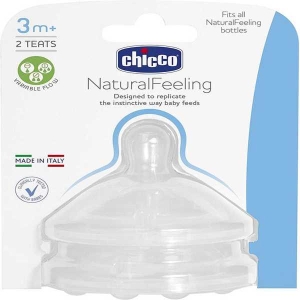 Chicco Natural Feeling Teat 4 Months Adjustable Flow
