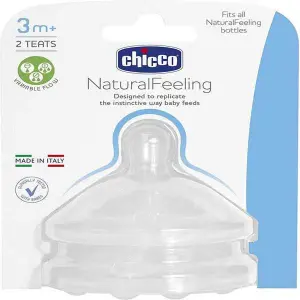 Chicco Natural Feeling Teat 4 Months Adjustable Flow