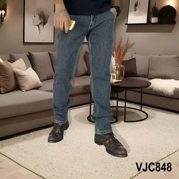 VIRJEANS (VJC848) Stretchable Choose Jeans Pant For Men- Grey - Image 4