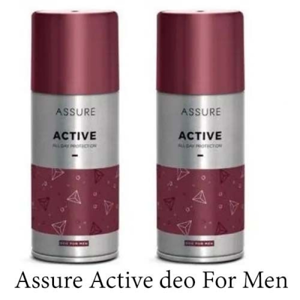 Assure Active Deodorant Spray - For Men (Pack of 2) 15 ml - Image 3
