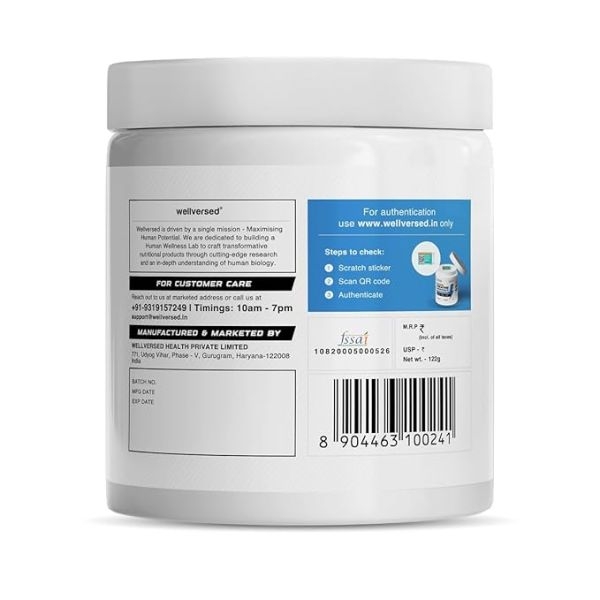 Wellcore Pure Micronised Creatine Monohydrate Kiwi Kick (122g, 33 servings) - Image 4