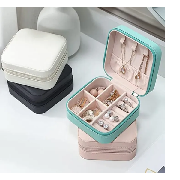 Jewelry Box Organizer Small Earrings Ring Necklace Casket for Jewelry Storage Case(SP01212) - Image 3