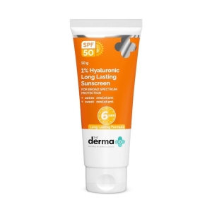 The Derma Co 1% Hyaluronic Long Lasting Sunscreen | SPF 50 PA++++ 50g