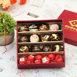 Square Chocolate Box 17.5x17.5 cm