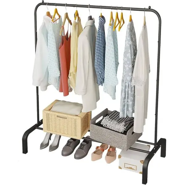 Lukzer 1 PC Multipurpose Clothes Rack Single Rod - Image 4
