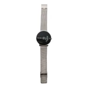 Silver Dial With Stainless Steel Mesh Strap For Women