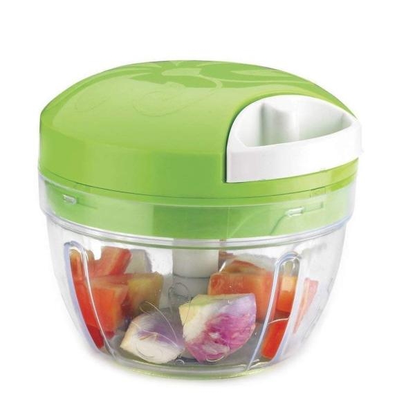 Compact Handheld Vegetable Chopper with Multi-Size Blades - 220V Hand Pulled Food Processor for Fruit, Nut, Onion Mincer, Spice Blender (1Pcs) - Image 4