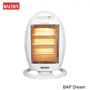 BALTRA Halogen Heater Dream 1200 Watts 3 Rod Heater BTH 134
