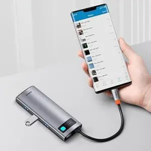 Baseus StarJoy 7 in 1 multifunction hub Adapter-Space Grey